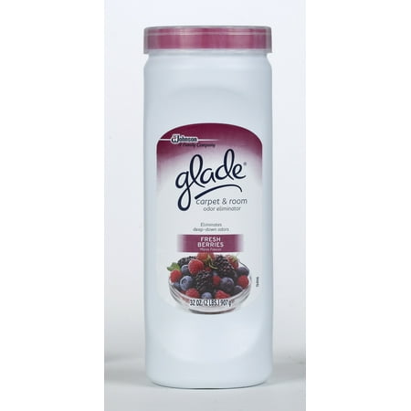 Glade Carpet room Odor Eliminator, Fresh Berries, 32 oz