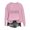 Pink, variant on Valentines Sweatshirt for Women Funny Love Heart Graphic Shirts Casual Crewneck Holiday Pullover Long Sleeve Tops (XL, White)