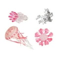 thumbnail image 2 of CUITING Jellyfish Growth Cycle Science Biology Model Animal Life Growth Cycle Figure Pink, 2 of 9