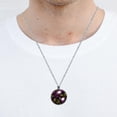 thumbnail image 5 of Grape Women's Round Glass Pendant Necklace, 5 of 5