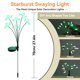 thumbnail image 2 of Luces solares para jardín YaaFen, paquete de 2 unidades, impermeables, que se balancean en forma de estrella, 2 of 8