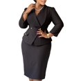 thumbnail image 2 of Women's Elegant Bodycon Formal Mini Cocktail Party Formal Work Office Dress, 2 of 5