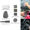 thumbnail image 3 of Fnochy 9PCS Car Wash Cleaning Kit, Microfiber Towels, Applicator Pads, Wash Sponge, Glove, and Wheel Brush for Interior and Exterior Car Care, 3 of 9