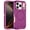 Purple Pink, variant on I-HONVA For iPhone 15 Pro Max Case Compatible with MagSafe,3-Layer Military Grade Drop Protection Anti-Slip Rugged Shockproof Dustproof Protection 6.7 inch Phone Case,Purple Pink