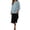 A1 Sky Blue, variant on 2 Piece Outfits for Women Summer Cotton Linen Casual Matching Set 3/4 Sleeve Embroidered Tops Capri Pants Linen Clothes Matching Set Women Light Pink L