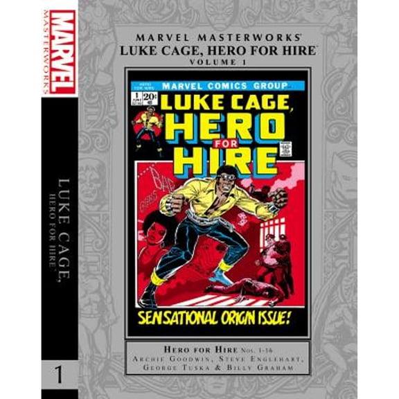 Pre-Owned Marvel Masterworks: Luke Cage, Hero for Hire, Volume 1 (Hardcover) by Marvel Comics (Text by)