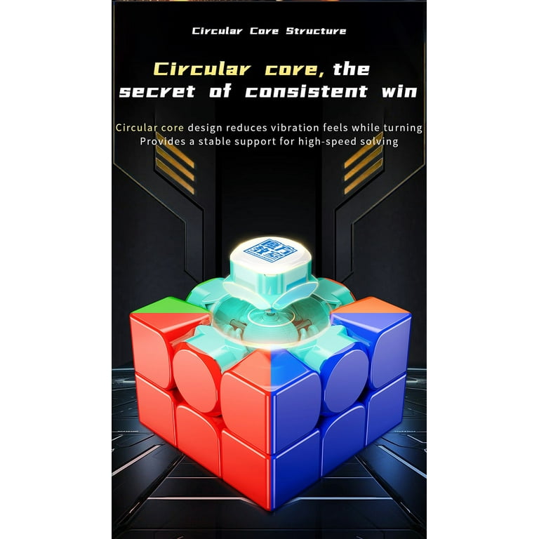 MoYu RS3M V5, 3x3 Maglev Magic Cube, Lightweight Magnetic Speed