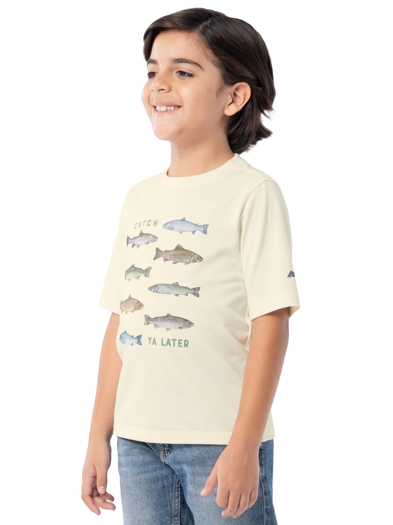 Ozark Trail Boy's Graphic Short Sleeve T-Shirt, Sizes 4-18