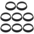 thumbnail image 2 of Dusknt 8Pc Round Tower Ring Cutting Plastic Mesh Ring Mousse Cake Ring French Cheese Tower Ring Mousse Ring Baking Tools, 2 of 7