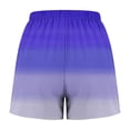 thumbnail image 5 of UTSJKR Women's Fashion Gradient Shorts Summer Sleep Shorts Soft Button Fly Shorts Beach Shorts Ombre Athletic Shorts with Pockets Dark Blue S, 5 of 5