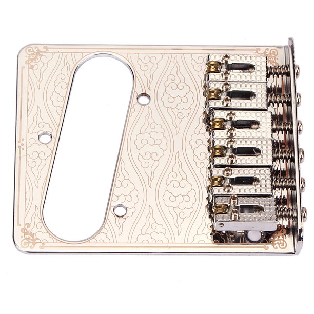 Soidarity Puente de guitarra, pieza decorativa reemplazada, accesorios para instrumentos, pedales de efectos, brazo de trémolo de cola dura, suministros Accesorios para instrumentos musicales Soidarity OD025856-00