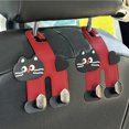 thumbnail image 3 of PPgejGEK Car Car Seat Back Double Hooks Leather Rear Car Practical Hooks Tax Free Weekend, 3 of 4