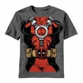 thumbnail image 1 of Deadpool Costume Grey T-Shirt | L, 1 of 2