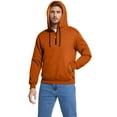 thumbnail image 5 of Vintage Fleece Hoodie Casual Long Sleeve 1/4 Zipper Pullover Hooded Sweatshirts Hoodies For Men,Size S-3XL, 5 of 7