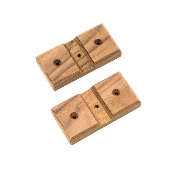 60609 SeaTeak Supports de Support pour Support de Support pour Tige de Teck - Paire
