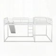 thumbnail image 6 of Full and Twin Size L-Shaped Bunk Bed with Slide & Short Ladder - Stylish & Durable, White, 6 of 13