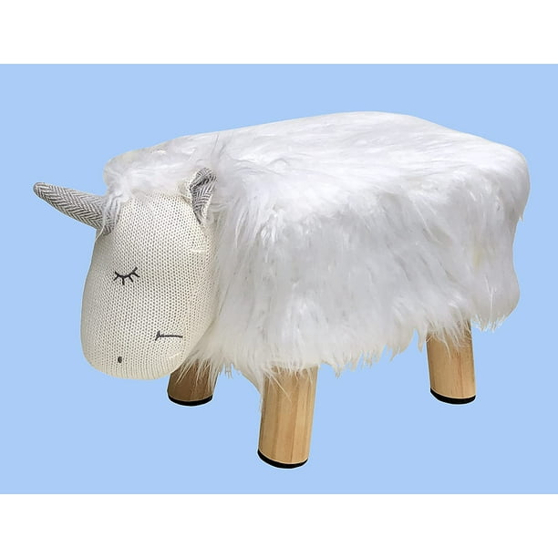 Fengsmart Unicorn Footrest Stool Chair /Christmas Kids Chair / Rocking