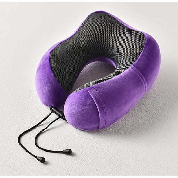 Almohada de espuma viscoelástica en forma de U Almohada en forma de U Regalo para viajes en coche Almohada para la cabeza Siesta Almohada para el cuello cervical Oficina