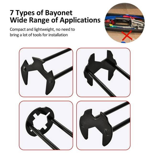 Wrench,Wrench Faucet 7 Sizes Wrench Set Under Sink Wrench Tool Universal Plumbers Wrench