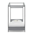 thumbnail image 4 of Delta Children Poppy House Wood Twin Bed, Platform Bed - No Box Spring Needed, Grey, 4 of 6