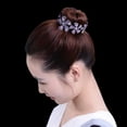 thumbnail image 6 of Barrettes Meatball Twistclip Women Birdnest Hair Accessories Headwear Hairclaw Hair Pins Barrettes COFFEE, 6 of 8
