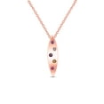 thumbnail image 3 of Personalized Marquise Drop Birthstone Necklace in 14K Gold by Jewlster, 3 of 5