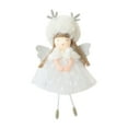 thumbnail image 2 of Yannianjz under $5 3Pcs Angel Christmas Ornament, Christmas Yarn Skirt Antlers Decor, Angel Wing Pendant Ornament, Cute Girl Tree Dress Props, Festive Hanging Decorations, Dreamy Holiday Accessories, 2 of 9