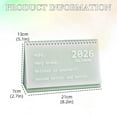 thumbnail image 3 of Desk Calendar 2026, Thick Paper Twin-Wire Binding Standing Flip Desk Calendar Portable 2026 Monthly Desktop Calendar for Daily Schedule Home Office Supplies, Green, 3 of 9