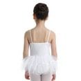 thumbnail image 4 of MSemis Kids Girls Spaghetti Straps Bowtie Ballet Dance Leotard Dress, 4 of 5