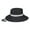 Black, variant on Juniper J7261 Microfiber UV Sun Hat, Black