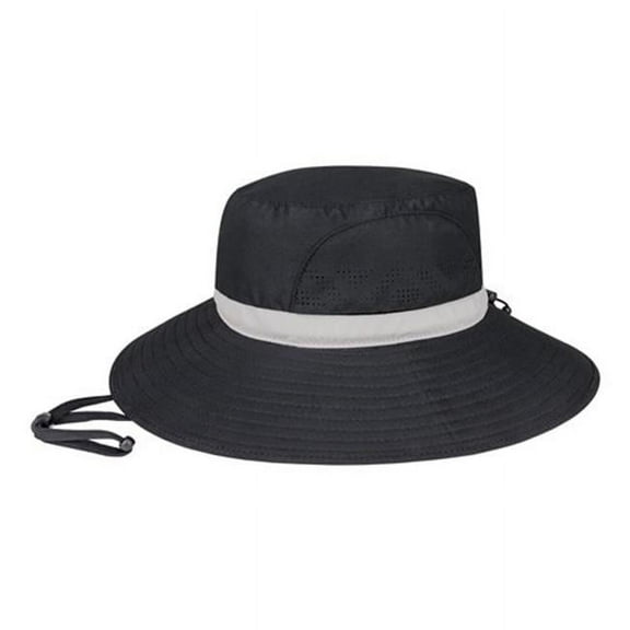 Juniper J7261 Microfiber UV Sun Hat, Black