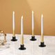 thumbnail image 3 of 4 portavelas negros, candelabro retro, decoración de granja para el hogar, boda, fiesta, aniversario, regalos de inauguración de la casa, 2 x 2 x 1,06 pulgadas, 3 of 5