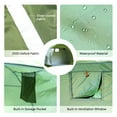 thumbnail image 4 of AREALER Bike Storage Tent 210D Oxford Fabric Waterproof Storage Shed for Bikes, 4 of 7