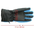 thumbnail image 4 of Dytern Winter,Men's Water Resistant Windproof Snow Protection Warm Adjustable Winter Sportswear Snowboard Ski Gloves (Red), 4 of 6