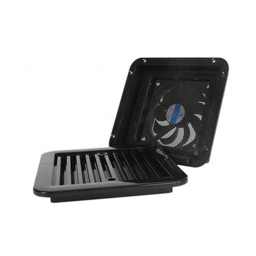 relayinert Ventilateur de Ventilation pour VR, Évent Anti-Poussière, Ventilateurs d'Extraction Légers, Accessoires Extérieurs Silencieux, Vent Fort, Noir