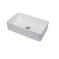 thumbnail image 5 of White Farmhouse Sink - 30 x 20 x 9 Inch White Farmhouse Kitchen Sink Apron Front Porcelain Ceramic Single Bowl Kitchen Sinks, 5 of 10