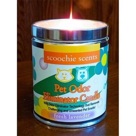 UPC: 0813579022614 | Scoochie Pet 261 Lavender Pet Odor Removing Candle – 13 oz