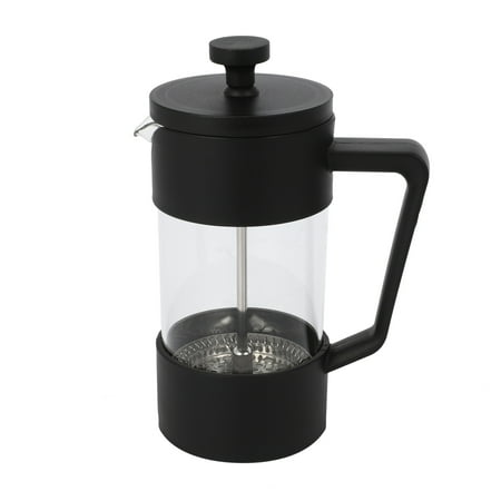 

French Coffee & Tea Maker 12Oz Glass Coffee Press Rust-Free Black