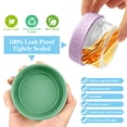 thumbnail image 6 of Godance [12 Pack] Salad Dressing Container To Go, 2.7 oz Glass Small Condiment with Lids, Dipping Sauce Cups Set,  Leakproof Reusable Sauce Containers for Dipping, Ketchup, Jam, Lunch Box, Work Trip, 6 of 8