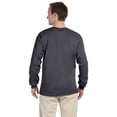 thumbnail image 2 of The Gildan Adult Ultra Cotton 6 oz Long Sleeve T-Shirt - DARK HEATHER - 2XL, 2 of 2