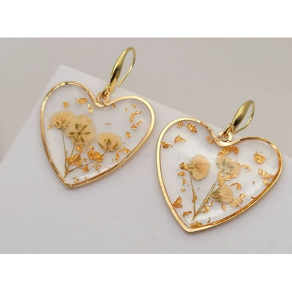 Pressed Wild Flower Earrings | Multi Flower Earrings | Resin Jewelry