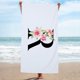 thumbnail image 2 of Toalla De Playa Personalizada Con Letras Y Diseño Minimalista Creativo 1 Unidad (75 X 150 Cm/29 X 59 Pulgadas), 2 of 3