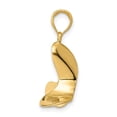 thumbnail image 3 of 14K Gold 3D Ship Propeller Charm Sailing Jewelry, 3 of 6