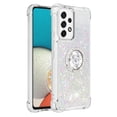 thumbnail image 2 of Funda para Samsung Galaxy A53 5G con Brillo Líquido Flotante, Purpurina, Parachoques y Anillo Giratorio Soporte, 2 of 5