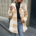 thumbnail image 5 of Winter Flannels for Women Cozy Soft Flannel Plaid Winter Warm Jacket with Side Pockets for Casual & Commute Wear, 5 of 9