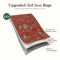 thumbnail image 3 of Lahome Christmas Vintage Area Rugs for Living Room,5x7 Area Rugs Soft Washable Rug,Non-Slip Bedroom Rug Stain Resistant Boho Low-Pile Throw Carpet for ‎Dining Room Office Holiday Decor (5x7ft,Gray), 3 of 12