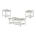 thumbnail image 2 of Blake Wood 3-Piece Coffee Table Set, White, 2 of 14