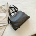 thumbnail image 2 of JUYGO High Capacity Rivet Solid Thread PU Shoulder Bags Simple Casual Tote Crossbody Bag Hot Sale Women's Bag Bolsos De Señora, 2 of 6