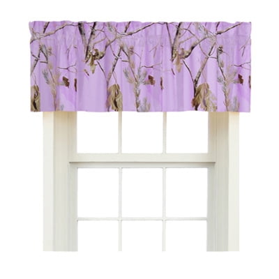 Purple Camouflage Garden Curtains Realtree Camo Lavender Valance