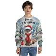 thumbnail image 4 of Merry Christmas Siamese Enjoys Catmas Winter Xmas Holiday All Over Print 3D Sweatshirt Unisex Merch Cat Lover Kitten Owner Gifts - 02022, 4 of 6